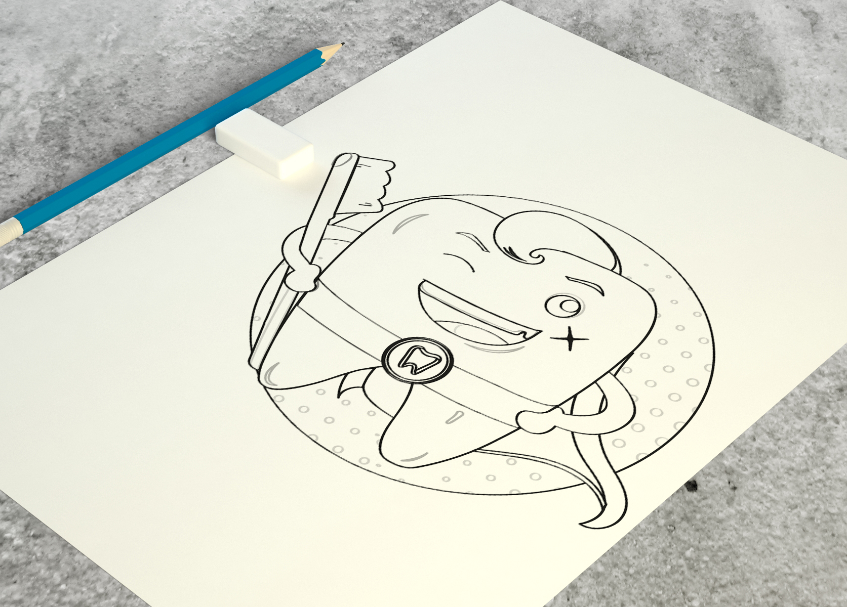 Realizzazione grafica e illustrazione mascotte