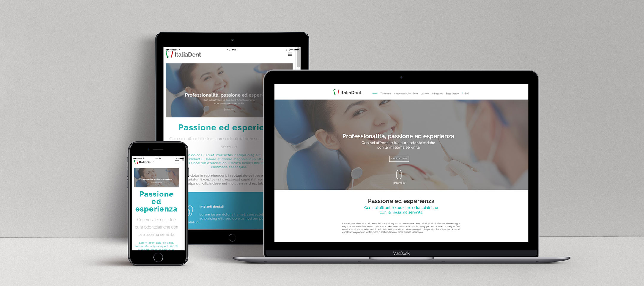 Realizzazione mockup siti web